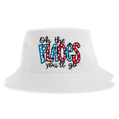 Oh The Places You Will Go Read Educate School Sustainable Bucket Hat