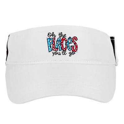 Oh The Places You Will Go Read Educate School Adult Drive Performance Visor