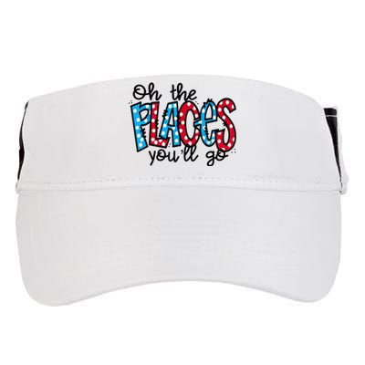 Oh The Places You Will Go Read Educate School Adult Drive Performance Visor