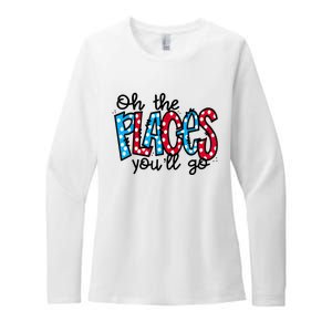 Oh The Places You Will Go Read Educate School Womens CVC Long Sleeve Shirt