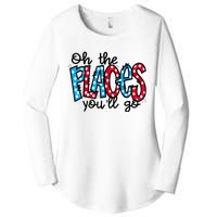 Oh The Places You Will Go Read Educate School Women's Perfect Tri Tunic Long Sleeve Shirt