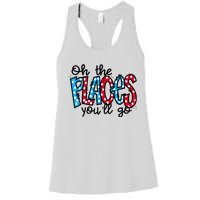 Oh The Places You Will Go Read Educate School Women's Racerback Tank