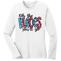 Oh The Places You Will Go Read Educate School Ladies Long Sleeve Shirt