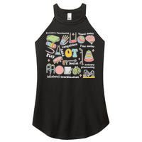 Occupational Therapy Pediatric Therapist OT Month Women's Perfect Tri Rocker Tank