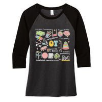 Occupational Therapy Pediatric Therapist OT Month Women's Tri-Blend 3/4-Sleeve Raglan Shirt