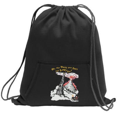 Oh The Places One Does Not Simply Go! Sweatshirt Cinch Pack Bag