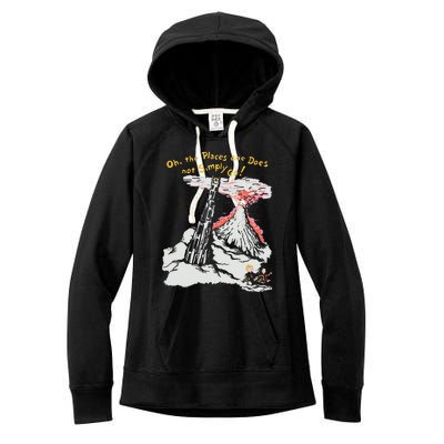 Oh The Places One Does Not Simply Go! Women's Fleece Hoodie