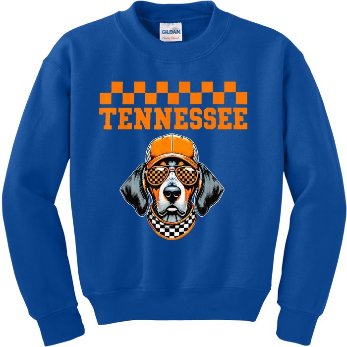 Orange Tennessee Personalized Name Kids Sweatshirt