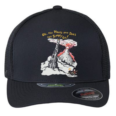 Oh The Places One Does Not Simply Go Flexfit Unipanel Trucker Cap