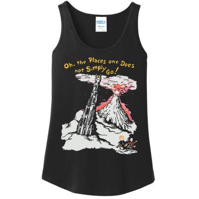 Oh The Places One Does Not Simply Go Ladies Essential Tank