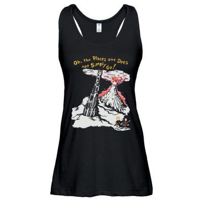 Oh The Places One Does Not Simply Go Ladies Essential Flowy Tank