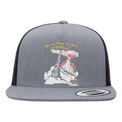 Oh The Places One Does Not Simply Go Flat Bill Trucker Hat