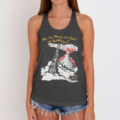 Oh The Places One Does Not Simply Go Women's Knotted Racerback Tank