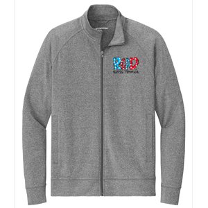 Oh The Places You Will Go Student Teacher School Reading Stretch Full-Zip Cadet Jacket