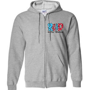 Oh The Places You Will Go Student Teacher School Reading Full Zip Hoodie