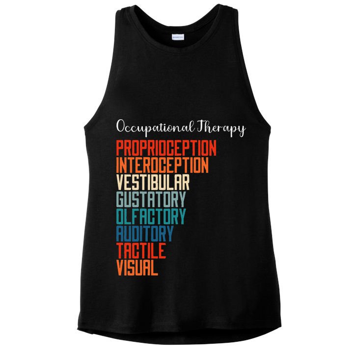Occupational Therapist Pediatric OT Ladies PosiCharge Tri-Blend Wicking Tank