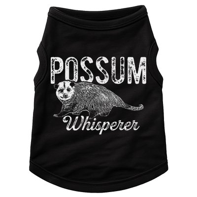 Opossum T Possum Whisperer I Love Possums Doggie Tank
