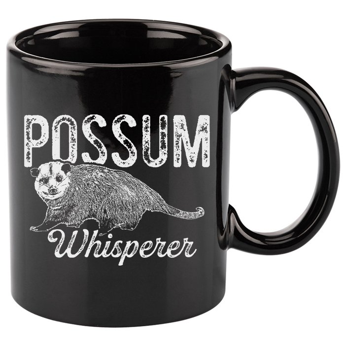 Opossum T Possum Whisperer I Love Possums 11oz C Handle Ceramic Mug