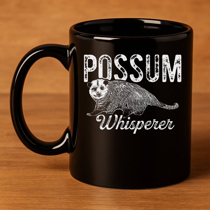 Opossum T Possum Whisperer I Love Possums 11oz C Handle Ceramic Mug