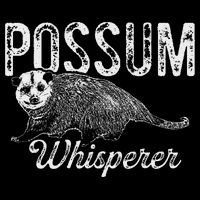 Opossum T Possum Whisperer I Love Possums Flat Bill Trucker Hat
