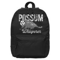Opossum T Possum Whisperer I Love Possums 16 in Basic Backpack