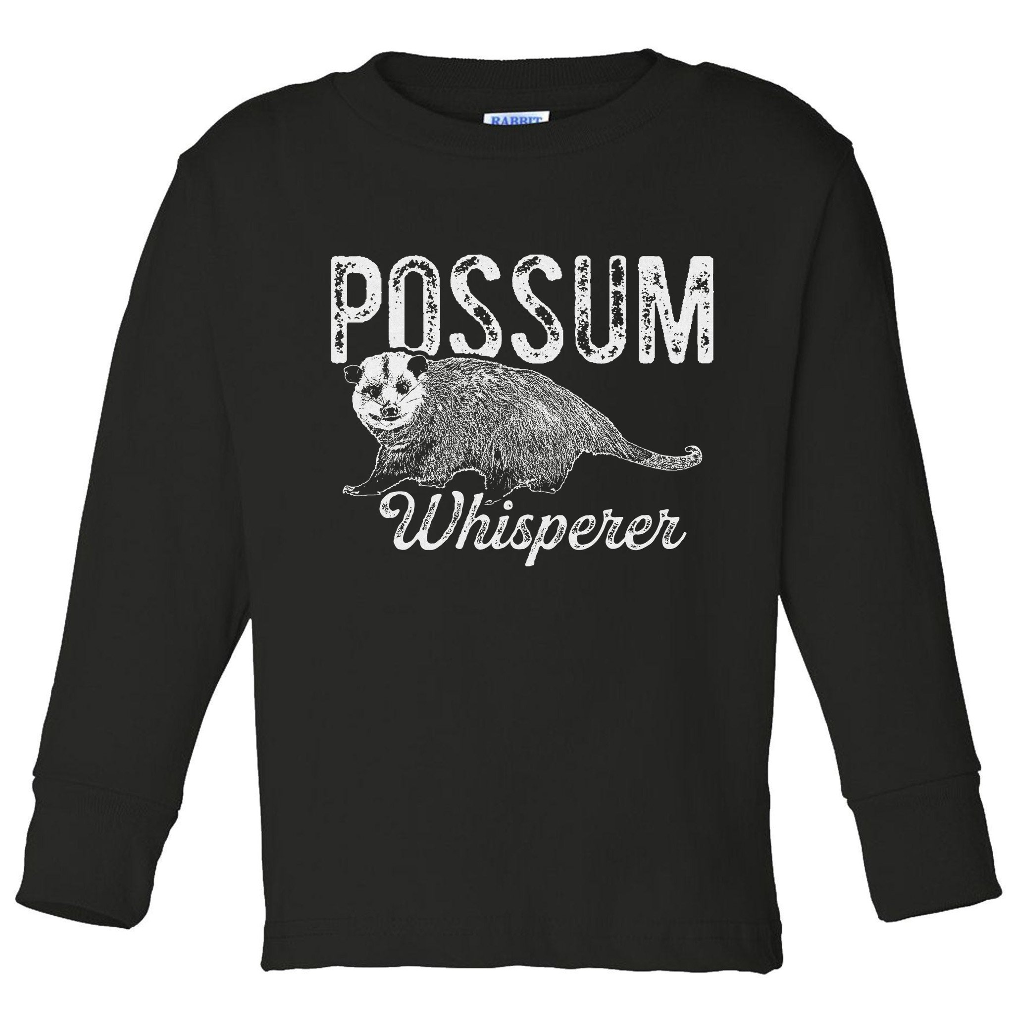 Opossum T Possum Whisperer I Love Possums Toddler Long Sleeve Shirt