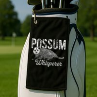 Opossum T Possum Whisperer I Love Possums Golf Towel