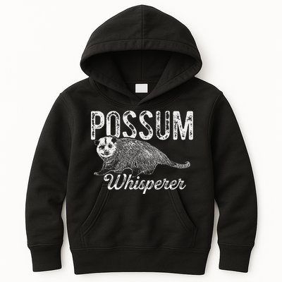 Opossum T Possum Whisperer I Love Possums Kids Hoodie