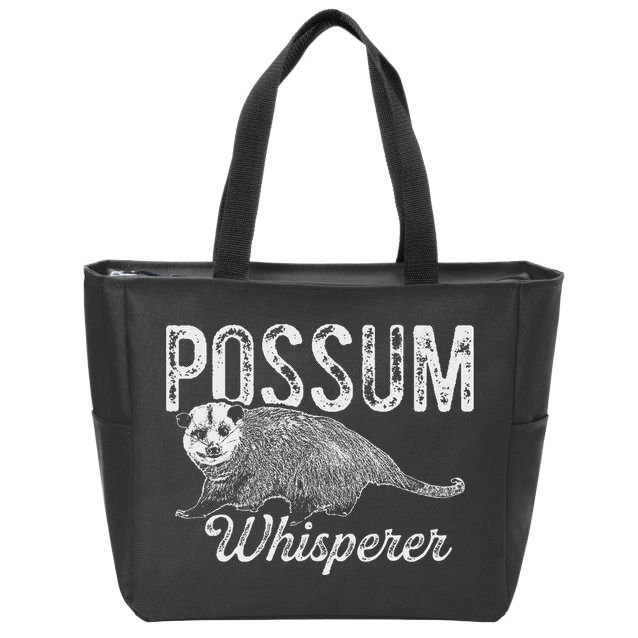 Opossum T Possum Whisperer I Love Possums Zip Tote Bag