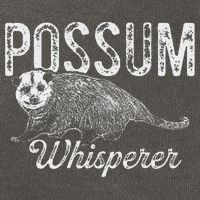 Opossum T Possum Whisperer I Love Possums Cotton Canvas Backpack