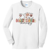 Occupational Therapy Pediatric Therapist OT Month Assistant Kids Long Sleeve Shirt