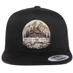 On The Roc.K Apparel Country Living Homestead Living Flat Bill Trucker Hat