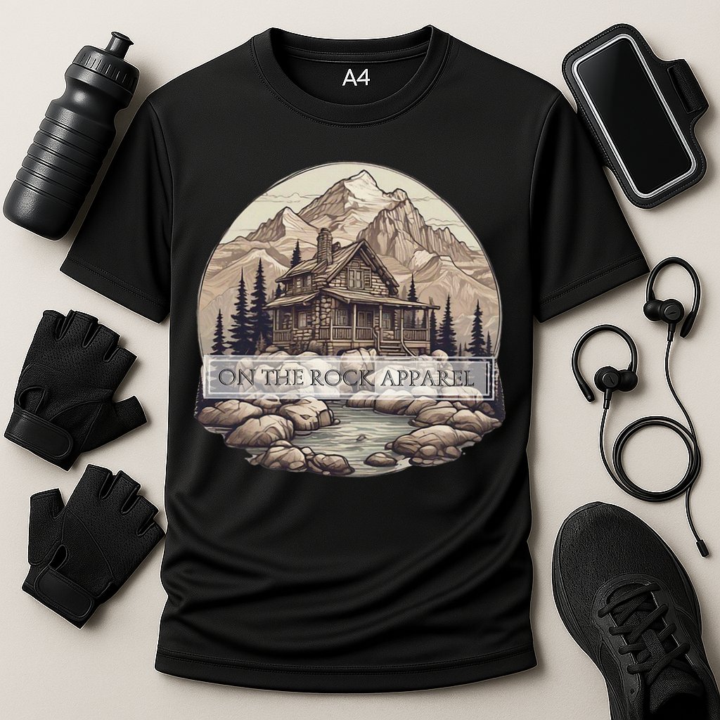 On The R.O.C.K Apparel Country Living Homestead Living Cooling Performance Crew T-Shirt