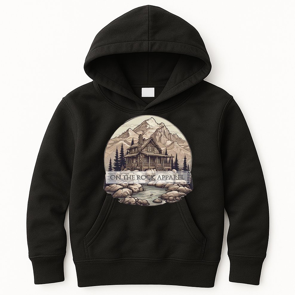 On The R.O.C.K Apparel Country Living Homestead Living Kids Hoodie