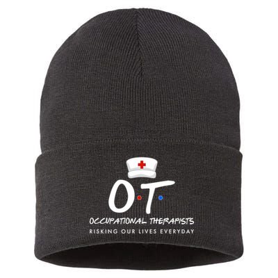 Occupational Therapists Risking Our Lives Everyday Sustainable Knit Beanie