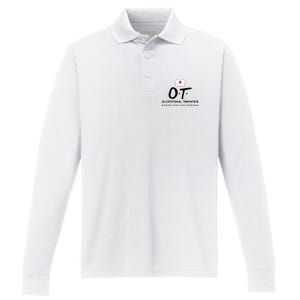 Occupational Therapists Risking Our Lives Everyday Performance Long Sleeve Polo