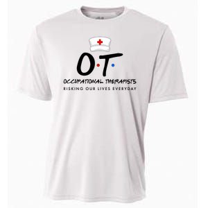 Occupational Therapists Risking Our Lives Everyday Cooling Performance Crew T-Shirt