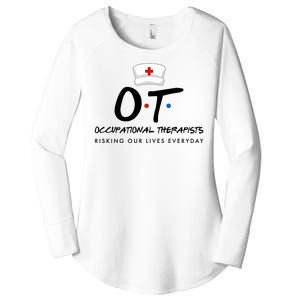 Occupational Therapists Risking Our Lives Everyday Women's Perfect Tri Tunic Long Sleeve Shirt