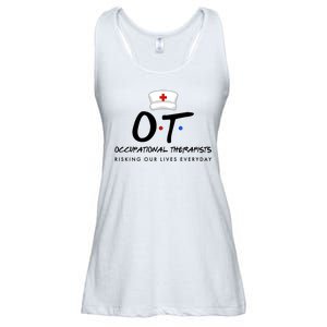 Occupational Therapists Risking Our Lives Everyday Ladies Essential Flowy Tank