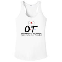 Occupational Therapists Risking Our Lives Everyday Ladies PosiCharge Competitor Racerback Tank