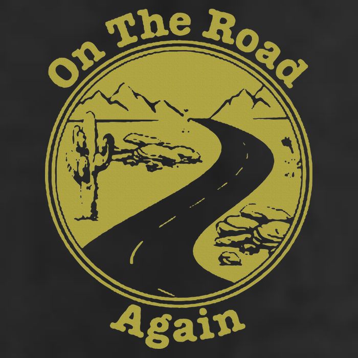 On The Road Again Vacation Camping Road Trip Beanie