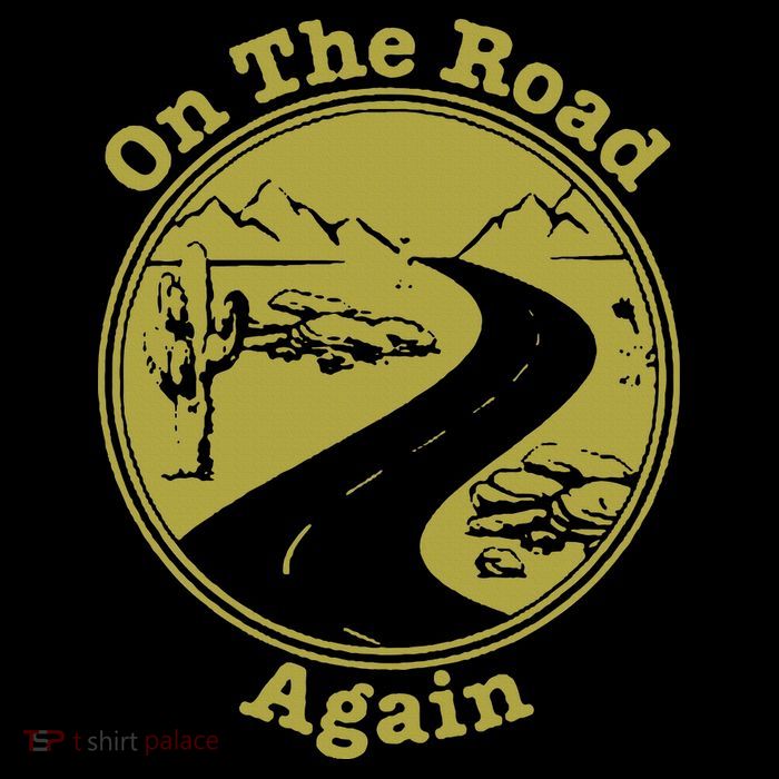 On The Road Again Vacation Camping Road Trip Baby Bodysuit