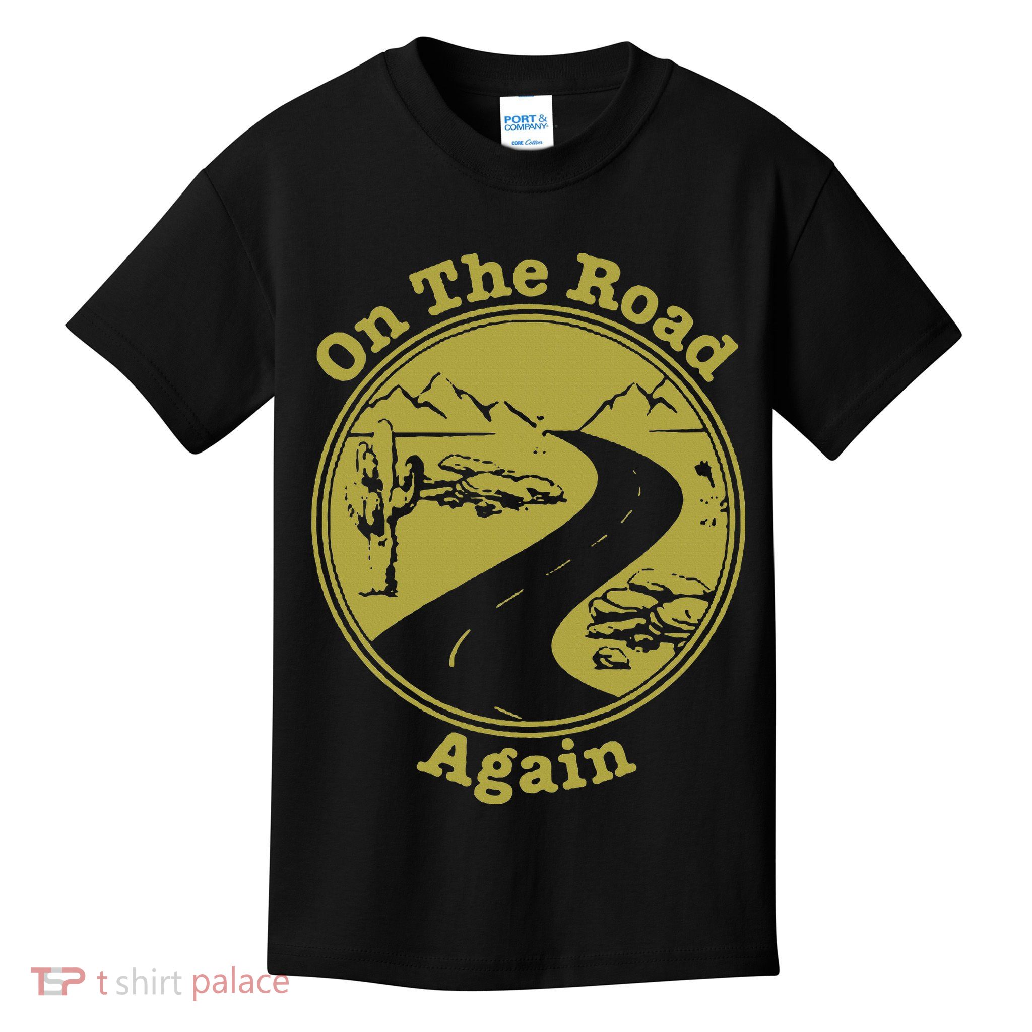 On The Road Again Vacation Camping Road Trip Kids T-Shirt