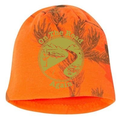 On The Road Again Vacation Camping Road Trip Kati - Camo Knit Beanie