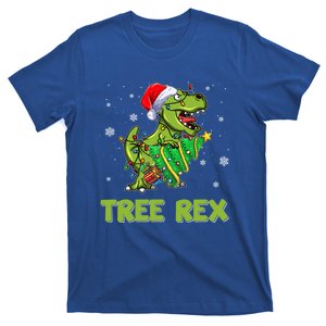 Ojzm Tree Rex Dinosaur Christmas Pajama Merry Xmas Gift T-Shirt