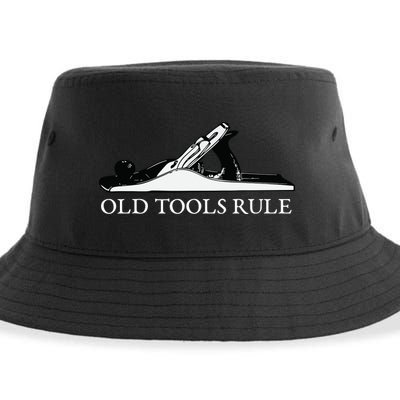 OLD TOOLS RULE HAND PLANE WOODWORKING MAN CAVE Sustainable Bucket Hat