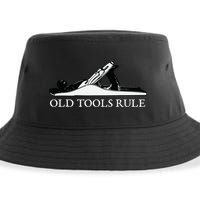 OLD TOOLS RULE HAND PLANE WOODWORKING MAN CAVE Sustainable Bucket Hat