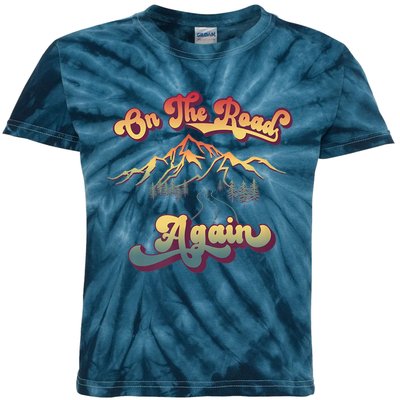 On The Road Again | Vintage Style Family Travel Kids Tie-Dye T-Shirt