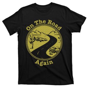 On The Road Again Vacation Camping Road Trip T-Shirt