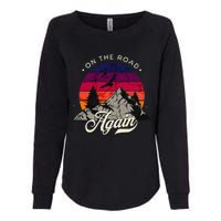 On The Road Again Vintage Wilderness Adventure Womens California Wash Sweatshirt